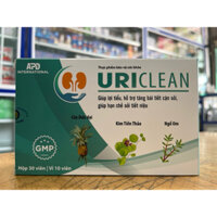 ✅ Viên Uống Bài Sỏi URICLEAN Chính Hãng hộp 30 viên