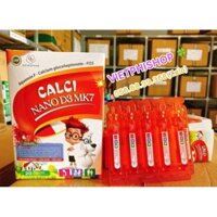 💥 VIETPHISHOP 🍀 Calci Nano D3 MK7 Bổ Sung Canxi D3 Tăng Chiều Cao, Giảm Còi Xương ở Trẻ Em, Ngừa Loãng Xương H/20ống💦