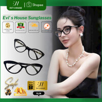 [ VIP VERSIONS ] Gọng thời trang cao cấp Nữ Cha.neo bản xích gọng to mắt mèo nhẹ lên mặt xinh và sang lắm nha Ful bill