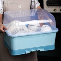 ✲ ∏ [VIP]01xlnlncmbHộp đựng bộ đồ ăn nhà bếp tủ nhựa ngăn kéo gia đình loại thoát nước giá bát hộp đĩa