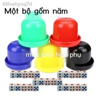 ☽ ▪ [VIP]68hwhyoq7dDice Dice Cup KTV Color Lắc Rây Cốc Bar Sàng màu Đồ dùng giải trí
