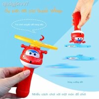 ☽ ﹉ [VIP]Lưới Đỏ Siêu Người Bay Chuồn Chuồn Tre Đồ Chơi UFO Bé Trai Và Bé Gái Trẻ Mẫu Giáo Bay Frisbee Đẩy Đồ Chơi