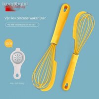 ❧ ♧ [VIP]☬Tangcun Hướng dẫn sử dụng Máy đánh trứng xay sinh tố bằng thép không gỉ Silicone Que khuấy Kem Gia cụ làm bánh