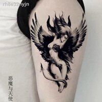 ✕ ❏ [VIP]ஐThiên thần quỷ dán hình xăm không thấm nước cánh thiên thần dán hình xăm nam dán cánh sexy bẩn sexy geisha