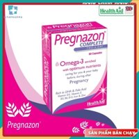 [ VITAPHARM ] Viên bổ bà bầu Pregnazon Complete Omega-3 (Hộp 60 viên)