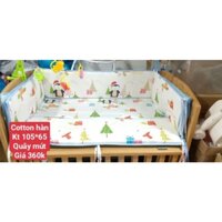 🍑🍑 Vỏ bọc nệm cho bé. kt 120*70