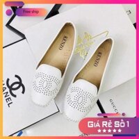 | Vô Địch| [FreeShip – Hàng Cao Cấp] GIÀY BỆT LƯỜI  ĐỤC LỖ D0014E | Xả Kho |