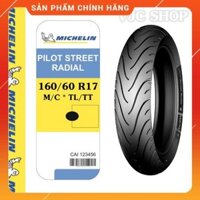 ( Vỏ ) Lốp xe mô tô Michelin 160/60 R17 Pilot Street Radial _ Lốp Trung Thành