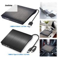 ? Vỏ ổ đĩa quang gắn ngoài 9,5mm / 12,7mm ODD Caddy cho máy tính xách tay Lapt [liveliving.vn]