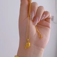 ❈ ❈ Vòng cổ cá vàng nhỏ Mặt dây chuyền cá chép rắn cho nữ Phong cách dân tộc Ánh sáng Mặt dây chuyền sang trọng 2502F21