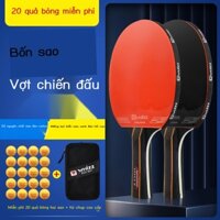 ∋ ♝ Vợt bóng bàn Weiqiang ba sao bốn cho người mới bắt đầu chơi bằng bút và tay ngang trẻ em học sinh tiểu cú đánh đôi c