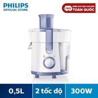 [ VOUCHER 150K] Máy Ép Trái Cây Philips HR1811 300W (Trắng Xanh) - Hàng phân phối chính hãng