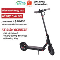 ( Voucher 150k ) Xe scooter điện gấp gọn XIAOMI Mijia M365 cao cấp bánh lớn 8.5inch pin Lithium bền bỉ 20km/lần sạc
