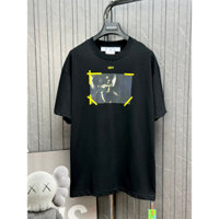 [ Voucher -35% ] Áo T-shirt Off White logo Vàng lưng ngực LA on web