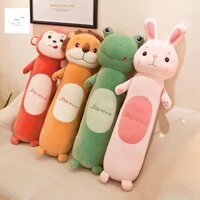 [ VOUCHER GIẢM GIÁ CỰC KHỦNG ] Gối Ôm Hình Thú ❀ Hình Ếch Xanh 1m ❀ Cực Êm Mượt