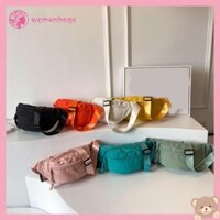 ✿ Wb ✿ C # Túi đeo chéo nữ Túi vải Canvas thời trang Túi du lịch màu trơn Đi bộ đường dài