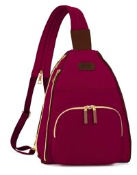 | Women and Girls Fashion Backpack/Sling Bag | Rhinestone Zippers and Multi-Pockets | Everyday Use