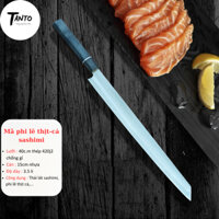 { X.ả Hàngg } Dao Sashimi Bản giới hạn - Chất liệu thép Nhật chống gỉ, vát 1 bên - Dao nhà bếp chuyên thái thịt cá