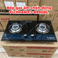 [🔥 XẢ KHO 200 BẾP 🔥] Bếp gas âm mặt kính chén đồng FUJIPAN FJ-8990-BL - Đánh lửa IC - Bảo hành chính hãng 02 Năm