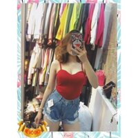 [ XẢ KHO ] Áo hai dây có mút ngực, Áo hai dây đủ màu cho bạn nữ từ 39-55kg