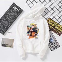 💥 [Xả kho ]Áo hoodie Naruto dài tay đẹp siêu ngầu màu trắng 💥