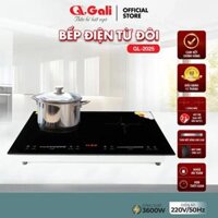[ XẢ KHO ] BẾP ĐÔI ĐIỆN TỪ GALI GL-2025- MẶT KÍNH DÀY CHỊU LỰC, DỄ DÀNG SỬ DỤNG. BẢO HÀNH 1 NĂM