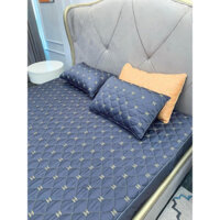 [ XẢ KHO ] GA LỤA SATEEN CAO CẤP TRẦN BÔNG 3 LỚP BO CHUN BỌC ĐỆM
