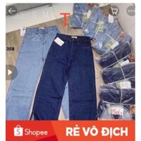 [ XẢ KHO GIÁ SỐC ] Quần bò ống rộng xẻ gấu TTN879