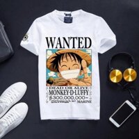 ( XẢ KHO )  [GIÁ XƯỞNG] Áo Thun One Piece Màu Trắng Cực Chất - Wanted Sabo