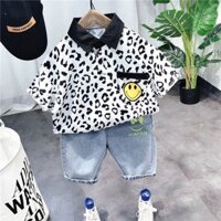 [ xả kho hàng loại 1] SET ÁO SƠ-MI QUẦN JEAN/ QUẦN BÒ BÉ TRAI SANG CHẢNH