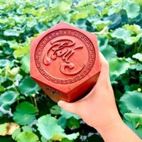 [ xả kho ] hộp chè trạm khắc chữ Phúc