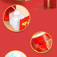 [ XẢ KHO ] Máy Bắn Bong Bóng Pháo Hoa Vui Nhộn Đón Tết, Máy Thổi Bong Bóng Tự Động Có Đèn + Loa + Led + Kèm Nhạc_VUADOCH