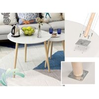 [ XẢ KHO THANH LÝ GIÁ XƯỞNG] bàn trắng tròn eames bền đẹp