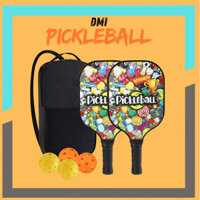 [  XẢ LỖ ]  Bộ 2 vợt pickleball VINGUIR tặng kèm túi và 4 bóng sợi thủy tinh tiêu chuẩn USAPA - MS23 (PKB sắc màu)