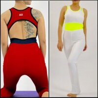 🔥 XẢ SALE 🍉 Bộ Tập Gym, Aerobic, Yoga Liền Thân Phối Màu Nổi Bật - M066  🍉 . : ' 🔥 ' * '