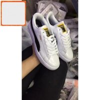| Xả Xả| [ẢNH THẬT] [XẢ KHO] Giày puma mầu trắng vệt đen bán chạy TOP CHAY Có Sẵn Có Sẵn . * ཾ