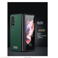 ( xanh rêu) Ốp lưng SULADA da sần Samsung Z Fold 3 5G 2 mảnh bảo vệ máy màu cực đẹp