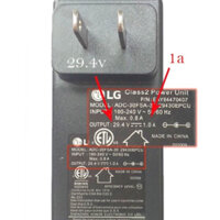 🌟 XỊN QUA SỬ DỤNG 🌟 Adapter Bộ đổi nguồn máy hút bụi / MÀN HÌNH LCD LG SAMSUNG A907GMS 29.4v 1A bảo hành, vỏ xước nhẹ