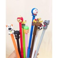 [ XỊN ] SET 20 BÚT BI ĐẦU HOẠT HÌNH NGỖ NGHĨNH ĐỦ MÀU [ GIÁ TỐT ]