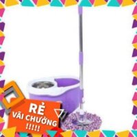 ( XTRA ) ( TAK33 ) Bộ lau nhà 360 độ Big Mop M015B Homeeasy ( có bánh xe - van xả nước ) - nhập khẩu 100% ( FREESHIP )