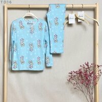 🌈 Xuất dư | Bộ đồ ngủ thu đông dài tay công chúa băng Doonie cho bé