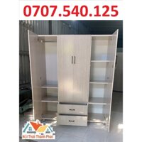[ XƯỞNG BÁN TRỰC TIẾP ] TỦ QUẦN ÁO NHỰA ĐÀI LOAN 4 CÁNH LỚN CAO 1M8 NGANG 1M65 SÂU 47CM GIÁ RẺ