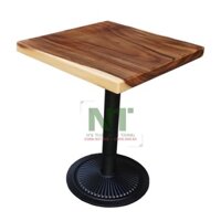 [ XƯỞNG GỖ ME TÂY ] Bàn gỗ me tây thanh lý,bàn vuông chân gang giá rẻ