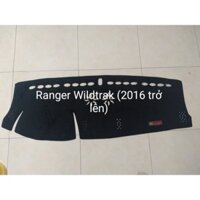 [ XƯỞNG MAY ] Thảm táp lô FORD RANGER WILDTRAK ( 2018-2020) chất liệu NHUNG, VÂN DA CARBON CAO CẤP