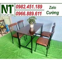 [ XƯỜNG SẢN XUẤT BÀN GHẾ ĂN ] Bàn ghế quán nhậu thanh lý,bàn ghế ăn khung sắt giá rẻ