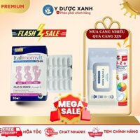 [ Y Dược Xanh ]   ITALIMOMVIT DHA, 30 viên, viên uống tổng hợp bổ sung vitamin và khoáng chất cho phụ nữ mang thai