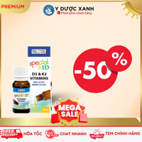 [ Y Dược Xanh ]   SPECIAL KID VITAMIN D3 K2, 10ml, Nhỏ giọt hỗ trợ hấp thu canxi