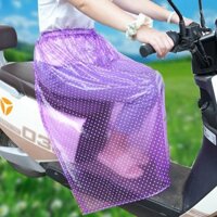 [ Yêu thích của 10k người] Tạp dề bảo vệ mặt trời cho xe điện, chống tiếp xúc, áo mưa mùa hè cho xe đạp điện với chân chống nước và chống bụi 2.23 Q0T8