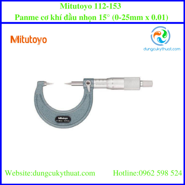 Panme đầu lưỡi kiếm Mitutoyo 112-153