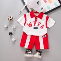 0-5 tuổi bé trai mùa hè quần áo trẻ em thể thao mới bộ hai mảnh thời trang cho bé quần áo thường ngày ngắn tay cho trẻ em